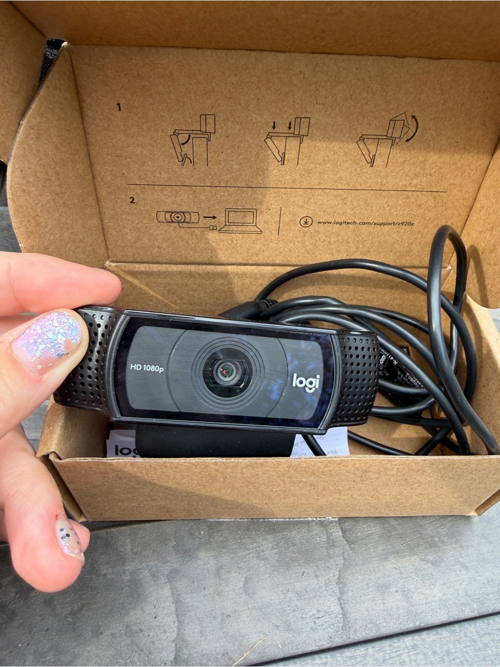 Logitech CX920 HD 1080p Webcam - Black